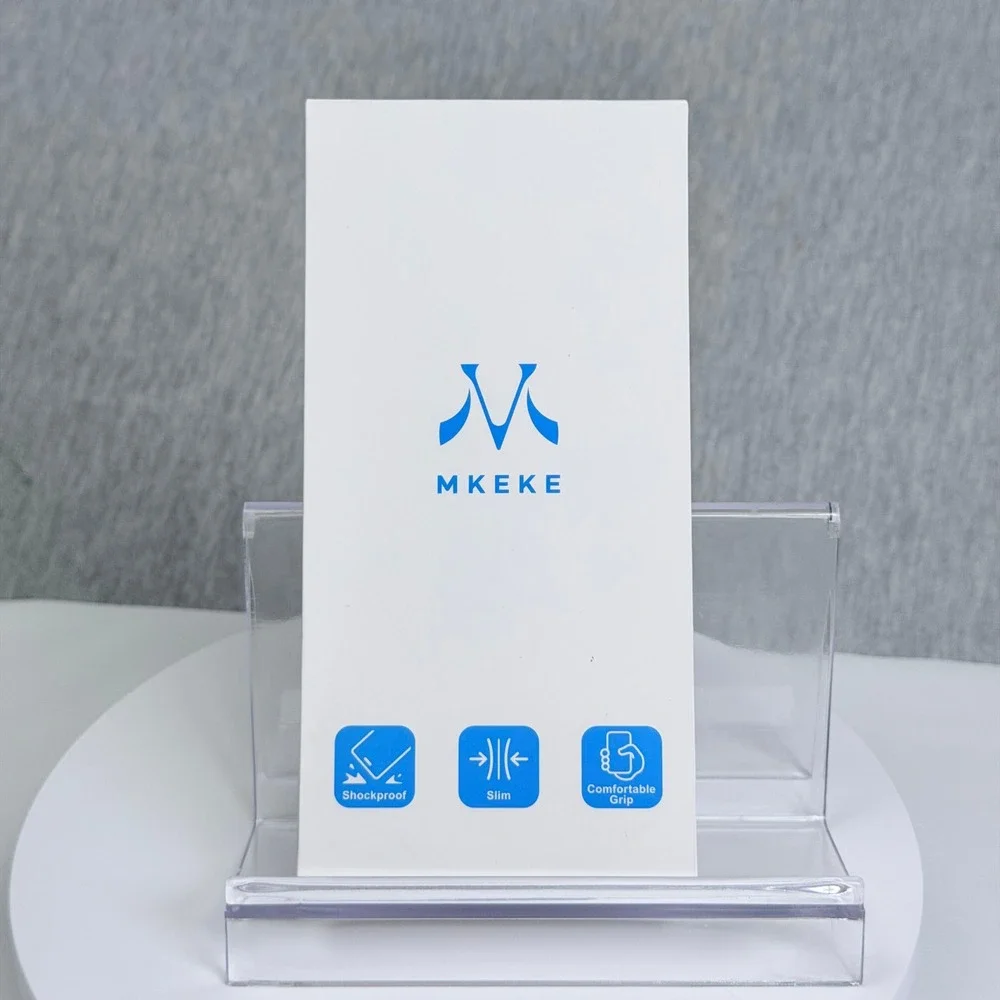 Mkeke iPhone 17 Pro Case Clear Shockproof Slim Protective Cover K27-17P